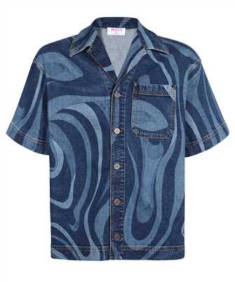 Emilio Pucci 3RDJ90 3R998 DENIM LASER Hemd