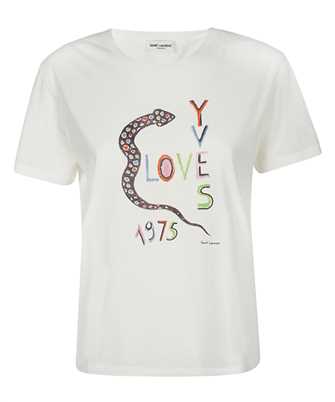 Saint Laurent 614271 YBRR2 LOVE YVES 1975 T-shirt