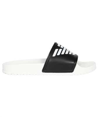 Emporio Armani XVPS04 XN747 OVERSIZED EMBOSSED EAGLE Slides