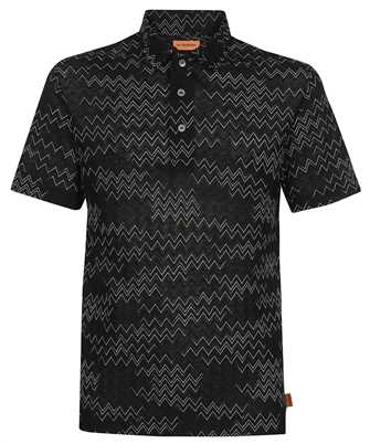 MISSONI US23S20N VISCOSE WITH CHEVRON PATTERN Polo