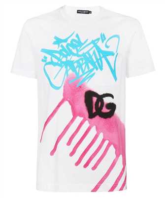 Dolce & Gabbana G8PA5T HI70P SPRAY-PAINT PRINT GRAFFITI T-Shirt