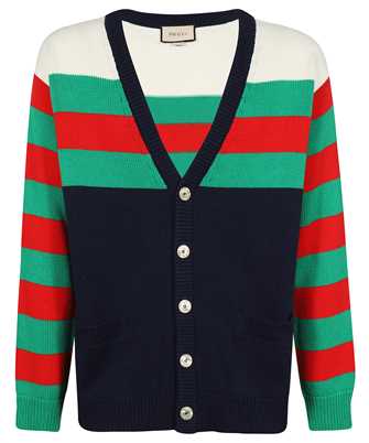 Gucci 740641 XKC4G COTTON WOOL STRIPED Kardign