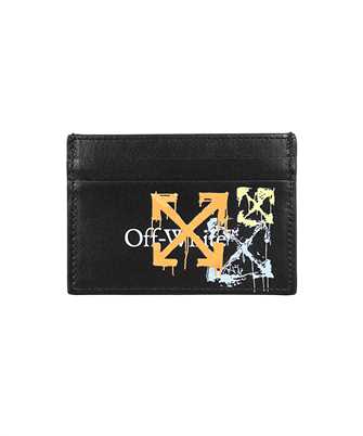 Off-White OMND089S26LEA001 BOOKISH ARROW SPRAY Card holder