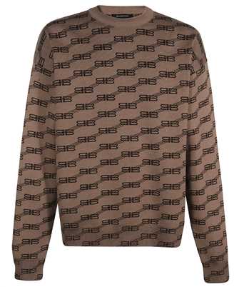 Balenciaga 733859 T3253 MONOGRAM CREWNECK Knit