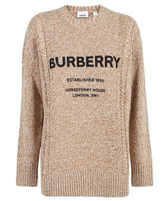 Burberry 8042432 HORSEFERRY CABLE KNIT WOOL COTTON OVERSIZED Sveter