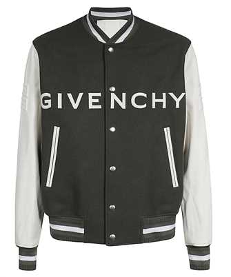 Givenchy BM011S6Y16 VARSITY WOOL GRAINED LEATHER Jacket