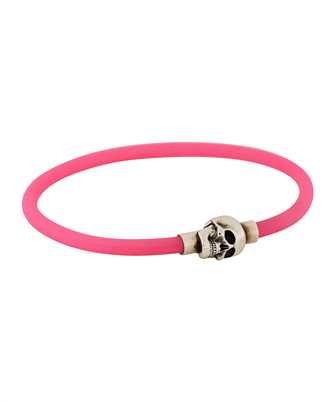 Alexander McQueen 705846 1AAIK RUBBER CORD SKULL Bracelet