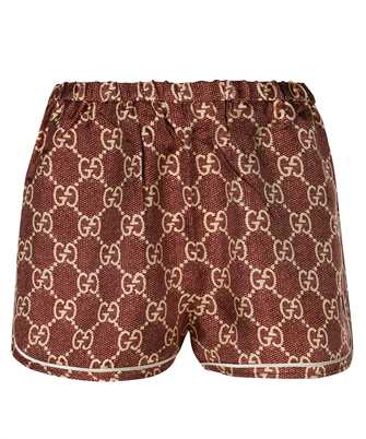 Gucci 644589 XJCL5 GG SUPREME PRINT SILK Shorts