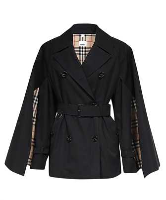 Burberry 8071137 CAPE-SLEEVE CROPPED TRENCH Giacca