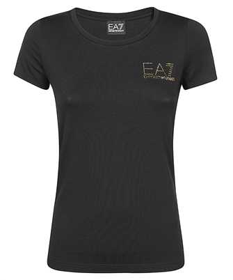 EA7 8NTT65 TJDQZ RHINESTONE-APPLIQU LOGO-PRINT T-Shirt