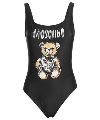 Moschino A4203 0576 TEDDY BEAR-PRINT Badeanzug