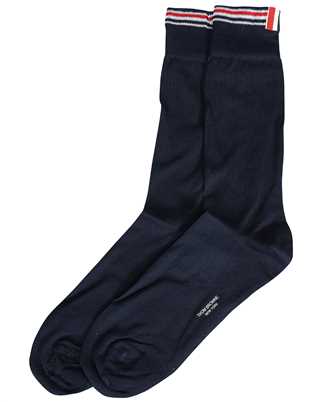 Thom Browne MAS166A Y3012 JERSEY STITCH MID CALF IN COTTON Socks