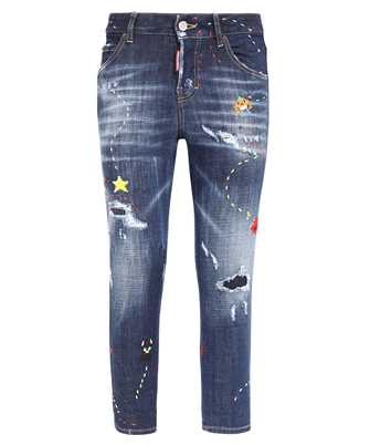 Dsquared2 S75LB0830 S30664 MONSTER MAZE COOL GIRL CROPPED Jeans