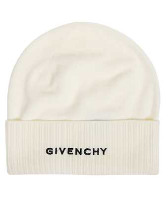 Givenchy BPZ06V P0DB EMBROIDERED-LOGO WOOL Čiapka