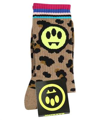 Barrow F3BWUASO123 LEOPARD-PRINT ANKLE Socks