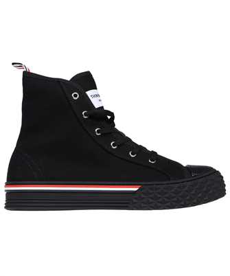 Thom Browne MFD243A F0102 CANVAS TARTAN SOLE COLLEGIATE HIGH TOP Sneakers