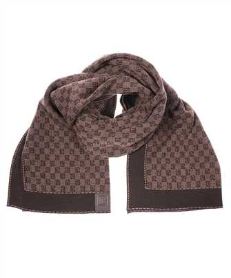 Balmain BH0XG050KF42 MONOGRAM WOOL Scarf