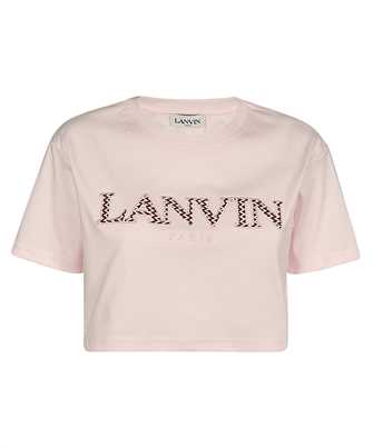 Lanvin RW TS0012 J207 P24 CURB EMBROIDERED CROPPED T-Shirt