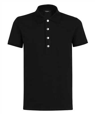 Balmain YH1GB000JB82 MONOGRAM COTTON PIQUE Polo