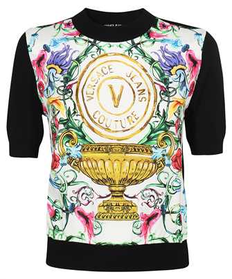 Versace Jeans Couture 74HAFM50 CM25N LOGO-PRINT KNITTED Sveter