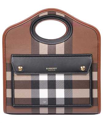 Burberry 8063124 CHECK AND LEATHER MINI POCKET Tasche