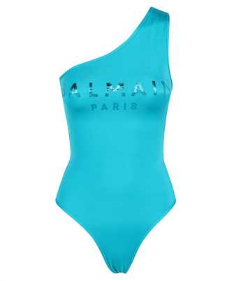 Balmain BKBU50630 LOGO PRINTED ONE SHOULDER Swimsuit