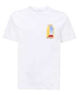 Casablanca MS23 JTS 001 03 L'ARCHE DE JOUR PRINTED T-Shirt