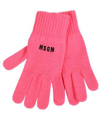 MSGM 3541MDN01 237761 LOGO-EMBROIDERED KNITTED Rukavice
