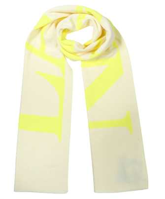 Lanvin 6L3018 U7130 LOGO-INTARSIA REVERSIBLE WOOL Scarf