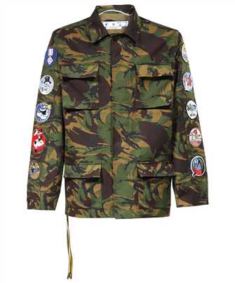 Off-White OMEL001C99FAB001 CAMOU PATCH FIELD Jacket