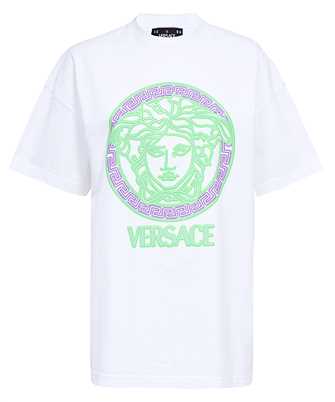 Versace 1010848 1A08262 MEDUSA LOGO DISTRESSED T-shirt