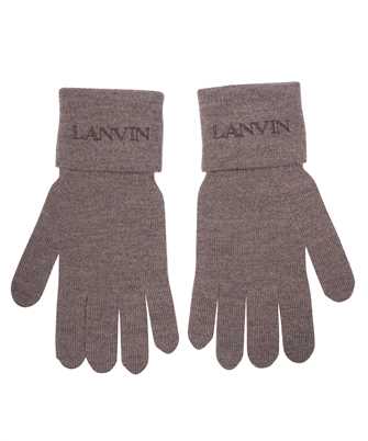 Lanvin 6LGUAN U7132 LOGO-EMBROIDERED WOOL Rukavice