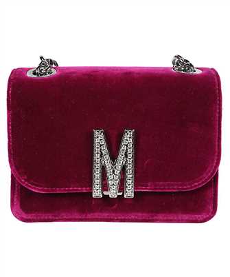 Moschino A7515 8211 CRYSTAL-EMBELLISHED LOGO COTTON CROSS BODY Kabelka