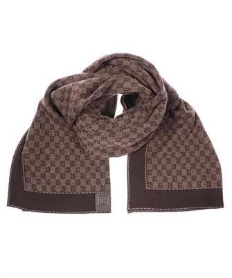 Balmain BH0XG050KF42 MONOGRAMMED FINE KNIT Scarf