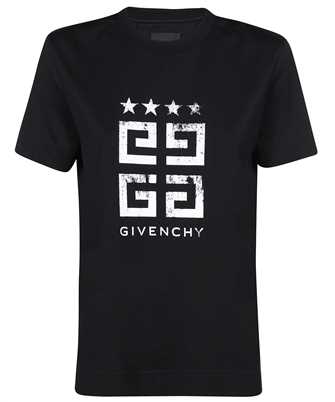 Givenchy BW70AS3YEL 4G STARS SLIM FIT IN COTTON Tričko