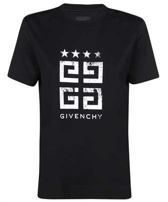 Givenchy BW70AS3YEL 4G STARS SLIM FIT IN COTTON T-Shirt