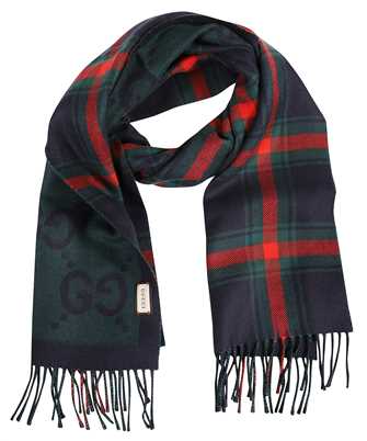 Gucci 715385 3GAJC GG AND TARTAN WOOL l