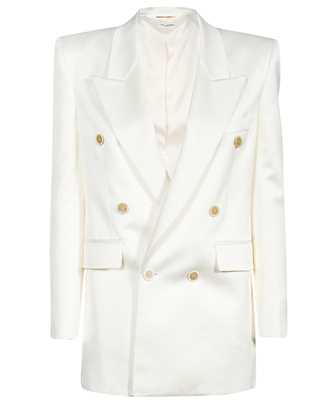 Saint Laurent 736798 Y013G DOUBLE-BREASTED IN SILK SATIN Jacket