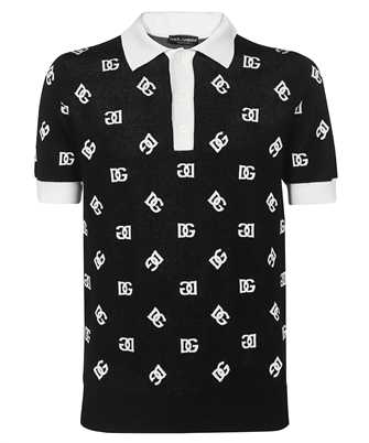 Dolce & Gabbana GXK12T JDMP4 MONOGRAM KNITTED Polo