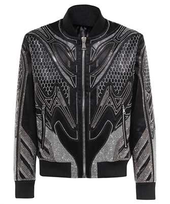 Balmain YH0TF000PB38 ALL OVER STUD EMBROIDERED TEDDY Bunda