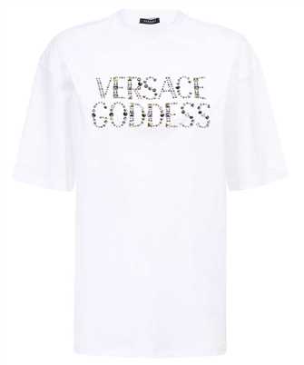 Versace 1009089 1A06207 STUDDED VERSACE GODDESS T-Shirt