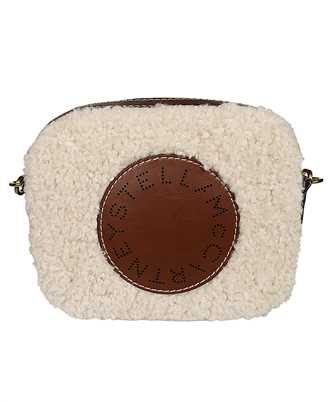 Stella McCartney 700266 WP0273 LOGO-PATCH FAUX-SHEARLING CROSSBODY Taka