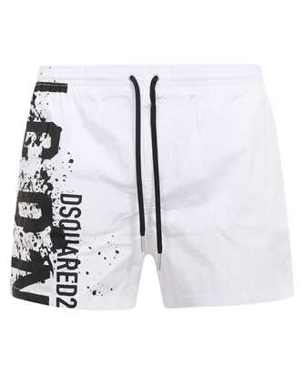 Dsquared2 D7B645420 ICON SPLASH MIDI Swim shorts