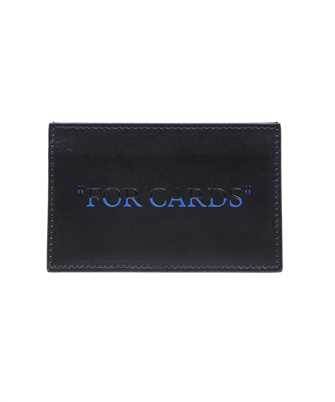 Off-White OMND067F23LEA001 QUOTE BOOKISH Card holder