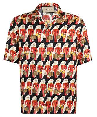 Gucci 747087 ZANR4 GUCCI PORTER PRINT SILK TWILL Shirt