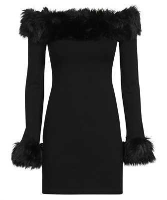 Heron Preston HWDB076F23FAB002 FAUX FUR JERSEY Dress