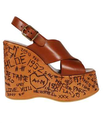 Chlo CHC24A02YLU MAXIME WEDGE Sandals