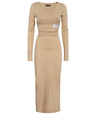 Dolce & Gabbana F6BIAT FUGPO KIM JERSEY MILANO RIB CALF-LENGTH Dress