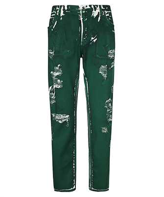 Dolce & Gabbana GYJDAD G8JF3 OVERDYED LOOSE-FIT STRETCH WITH ABRASIONS Trousers