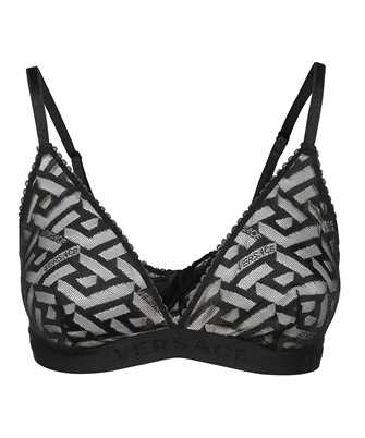 Versace 1002121 1A01647 GRECA SIGNATURE PRINT TULLE Bra